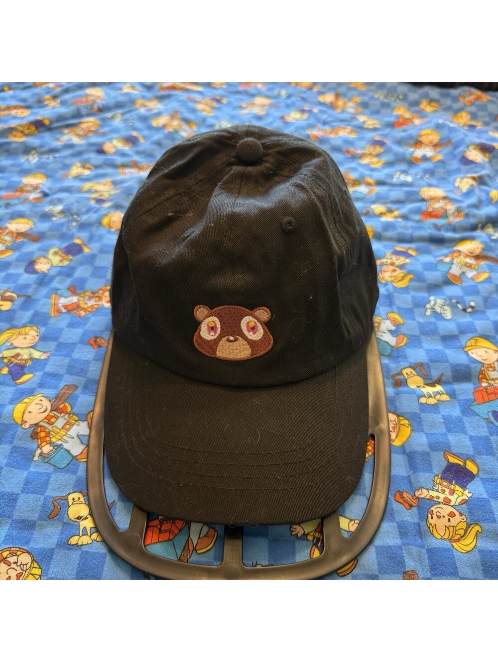 Vintage Kanye West Graduation Bear Cap Ye Embroidered Stitched Icon Hat OSFM